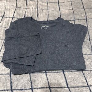 Mutual Weave charcoal gray long sleeve shirt